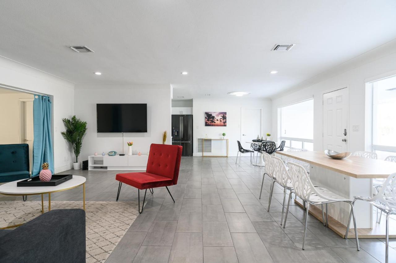 Luxury Casa 4 Bedrooms With Pool & Game Room 15 Mins To Ocean Fort Lauderdale Extérieur photo